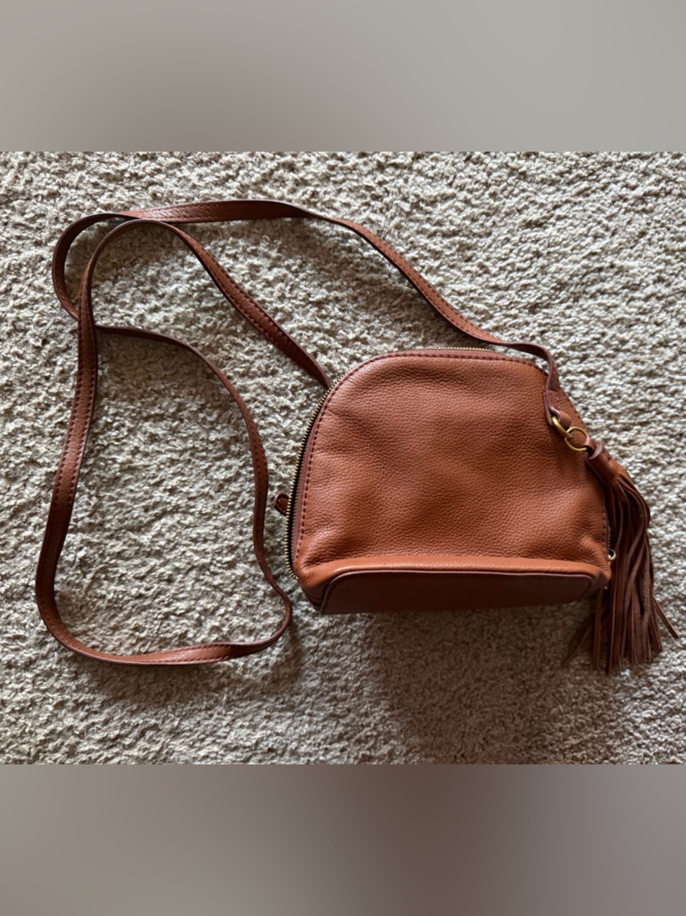 Hobo Women's Crossbody Tassel Bag in Brown